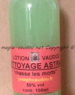 lotion nettoyage astral - magie vaudou