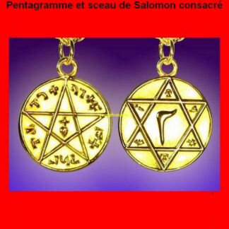 Pentagramme et sceau de Salomon consacré
